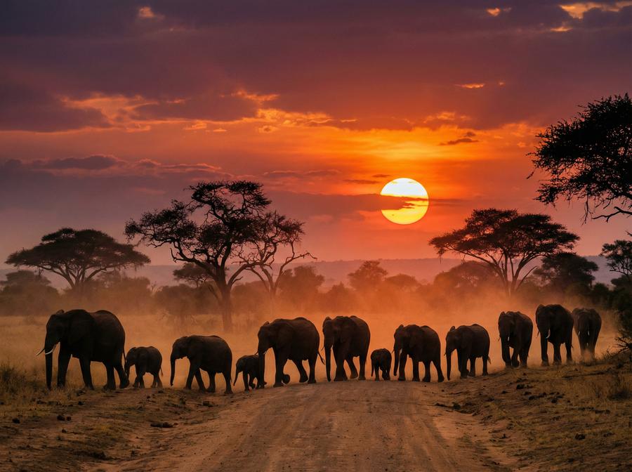 抖阴非洲野生动物视频 非洲象群迁徙视频教程